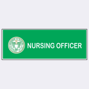 Acrylic Pocket Badge for Nursing Officer